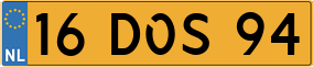 Truck License Plate